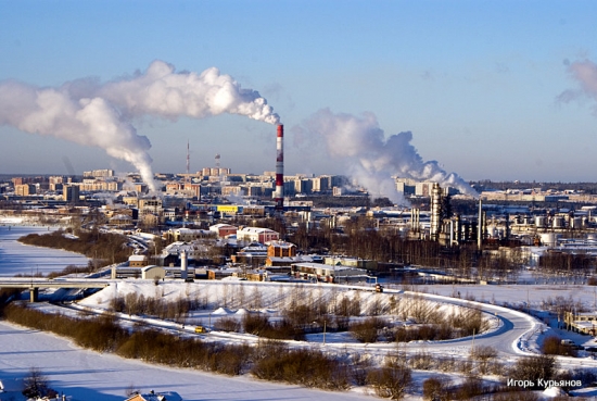 Industrial city Ukhta