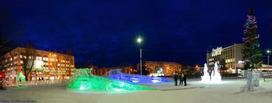 Beautiful Ukhta in winter